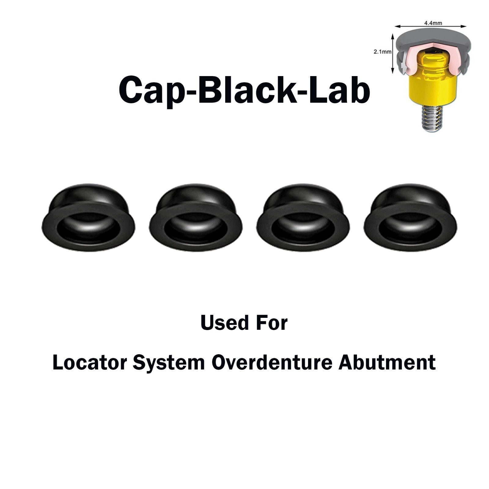 Zest Locator Anchor Abutment for NOBEL NobelActive Conical Connection NP 1-5mmGH