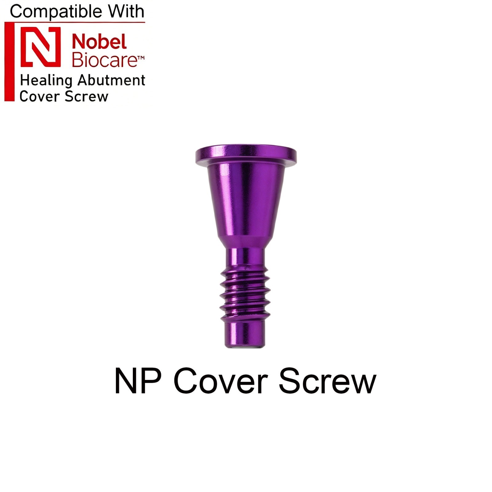 US 5Pcs Dental Healing Abutment Fit NobelActive Biocare NP/RP Conical Connection