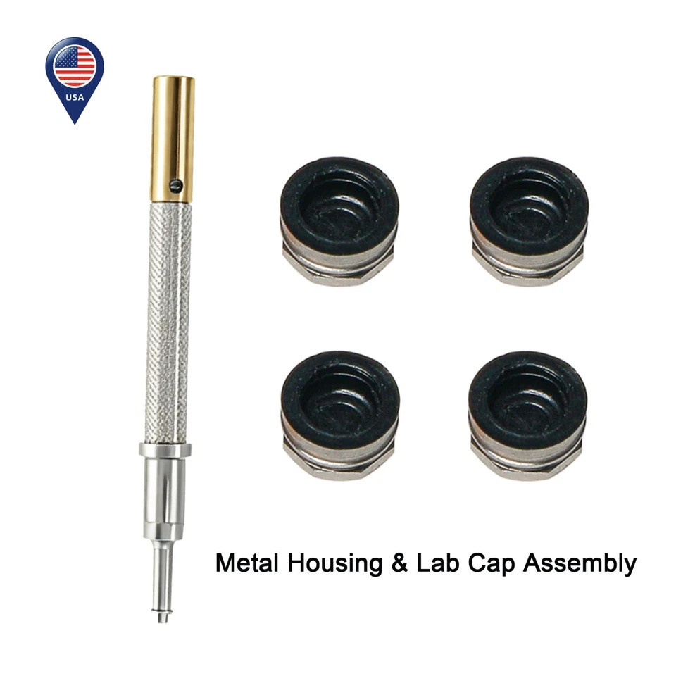 US 3-in-1 Locator Tool with 5Pcs Overdenture Retention Caps Set