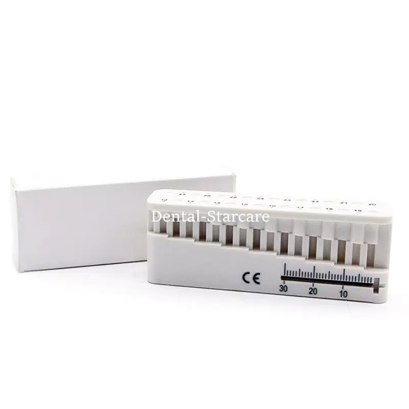 New Dental Endo Measuring Block Endodontic File Holder Ruler Autoclavable x2 USA