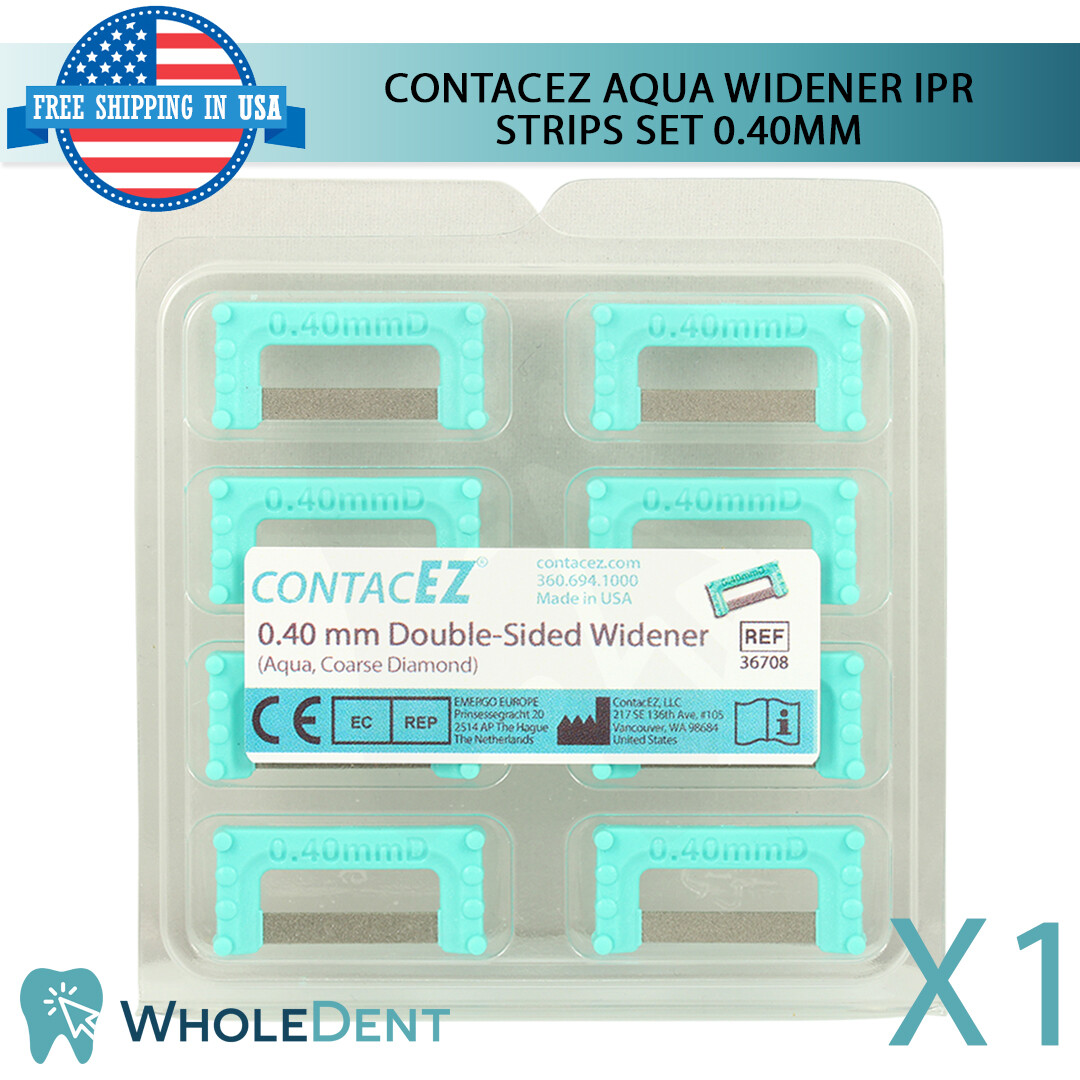 ContacEZ Aqua Widener IPR Plus 8 Strips Orthodontic Interproximal Reduction