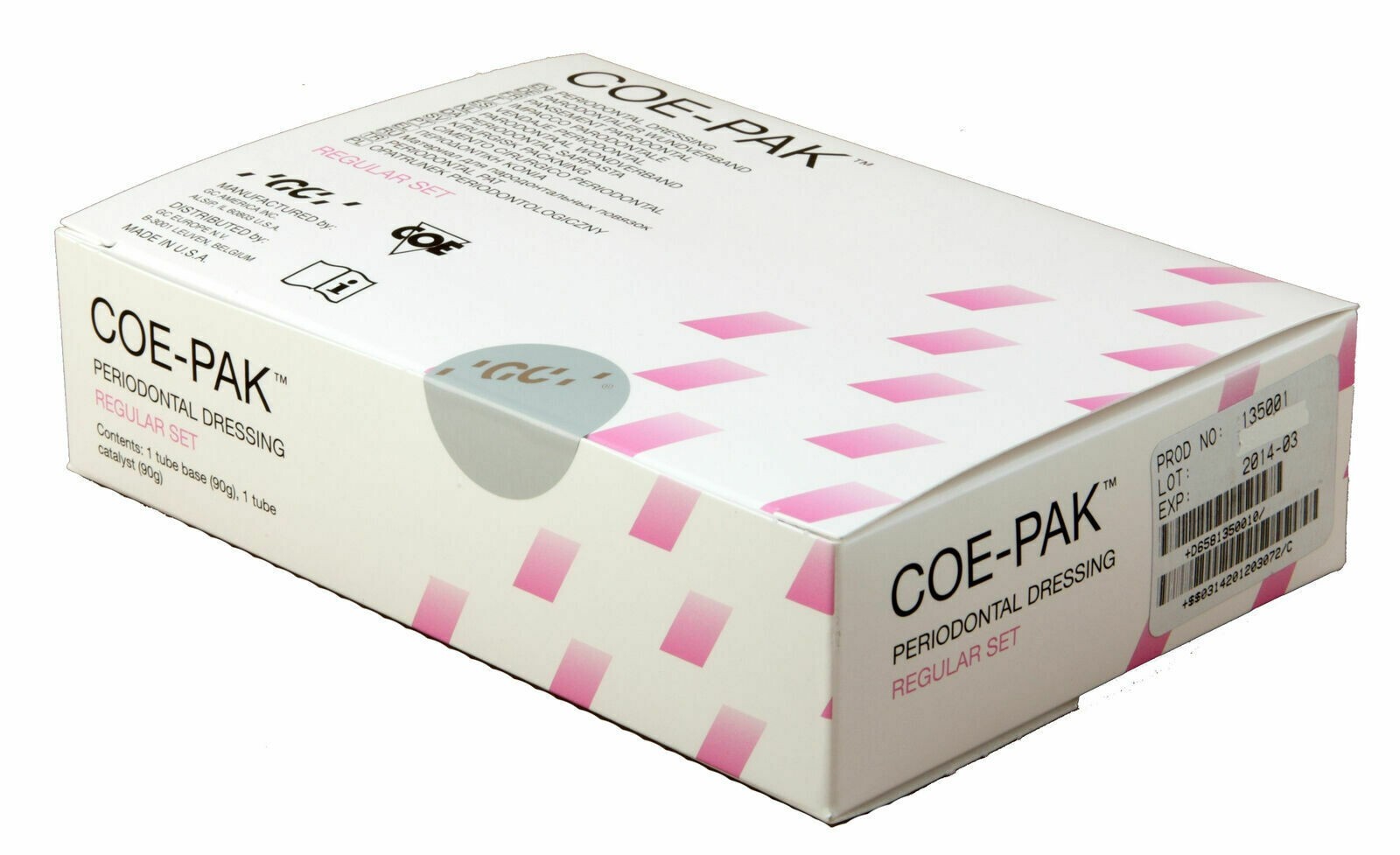 GC COE PAK Periodontal Dressing Standard Package Easy to Form & Shape.