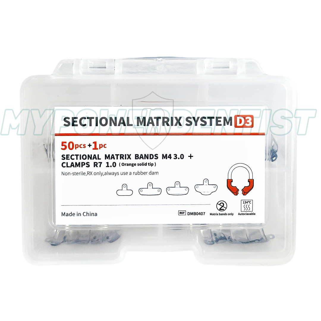 Dental Matrix Band Ring Sectional Matrice System D3 Clamp Fit Garrison Palodent