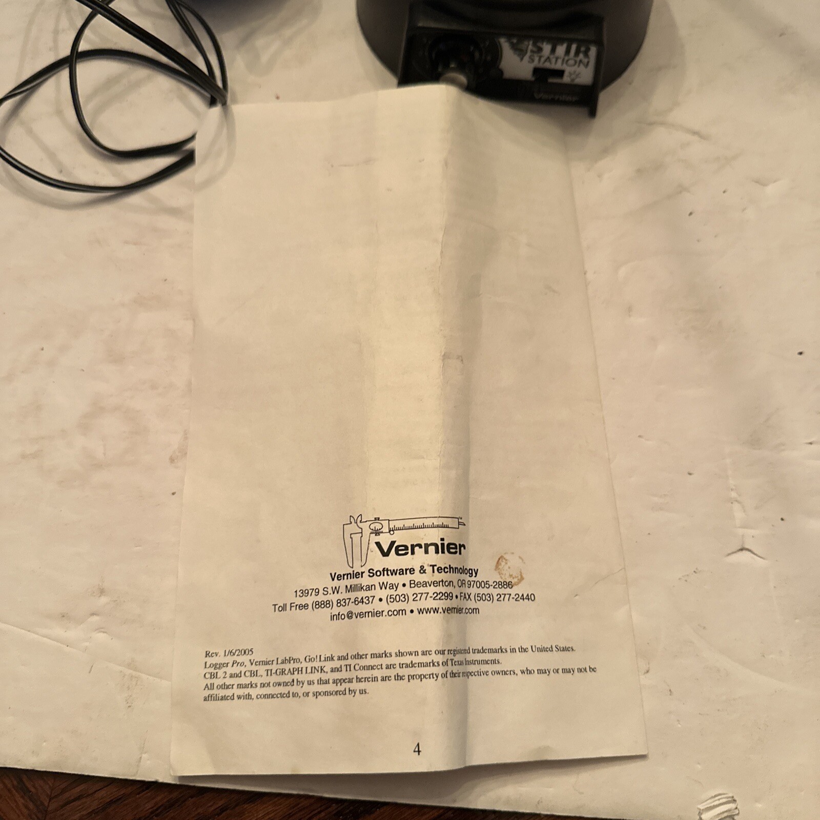 VERNIER TC1558 6VDC MAGNETIC LABORATORY STIR STATION