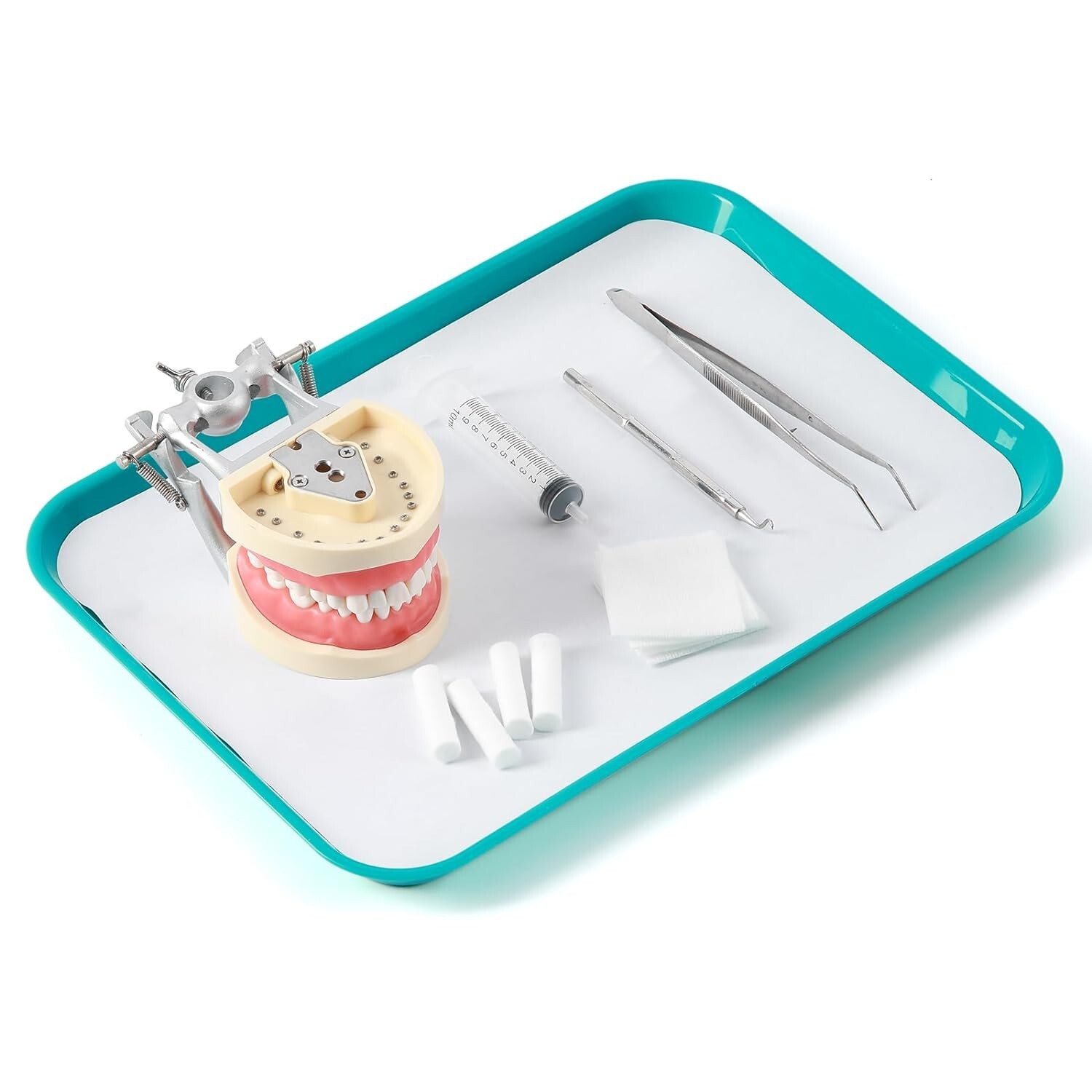 20Pcs Dental Trays Autoclavable Procedure Flat Trays Size B 13.25X9.75″, Teal