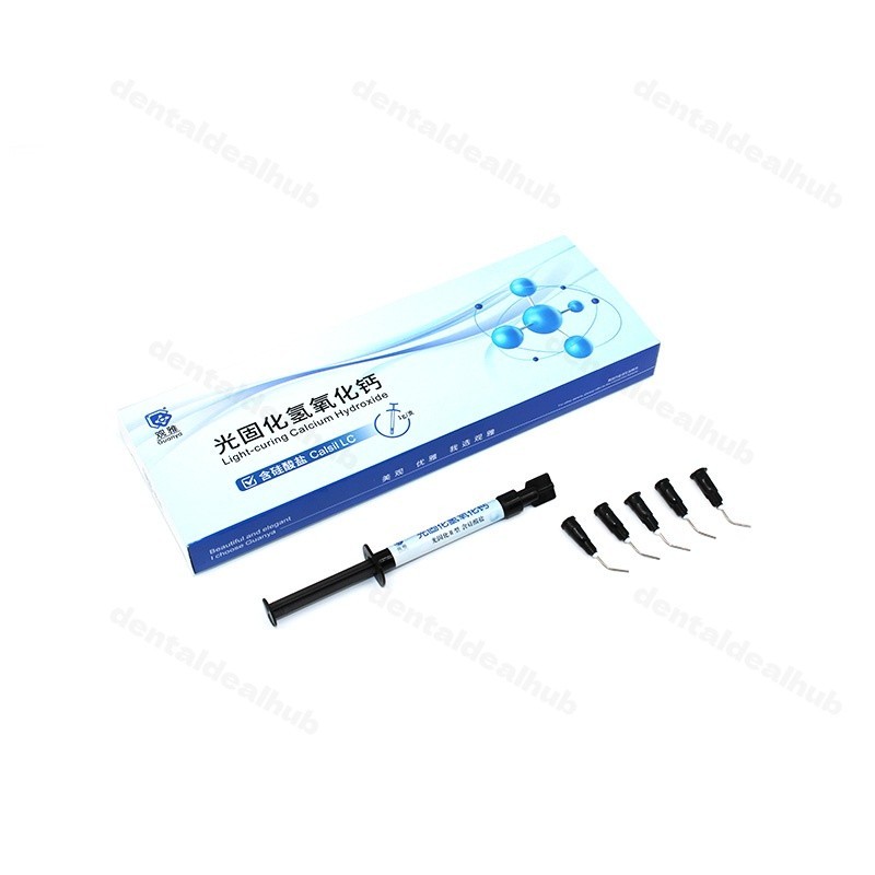 Guanya Light Cure Calcium Hydroxide Base 1g Syringe Silicate