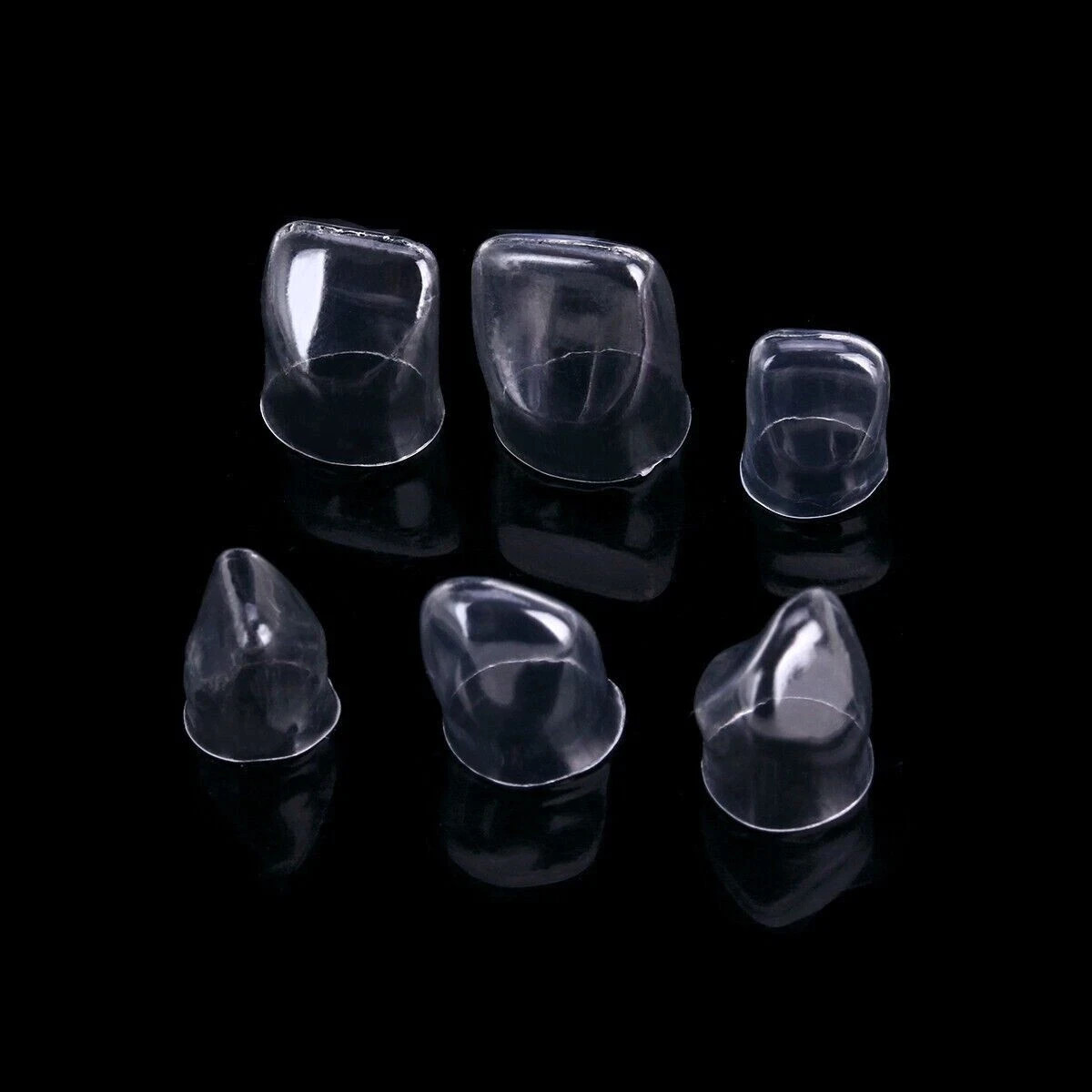 Dental 64Pcs Adult Resin Temporary Transparent Crowns TOR VM 1.910/1.911 Opt Kit