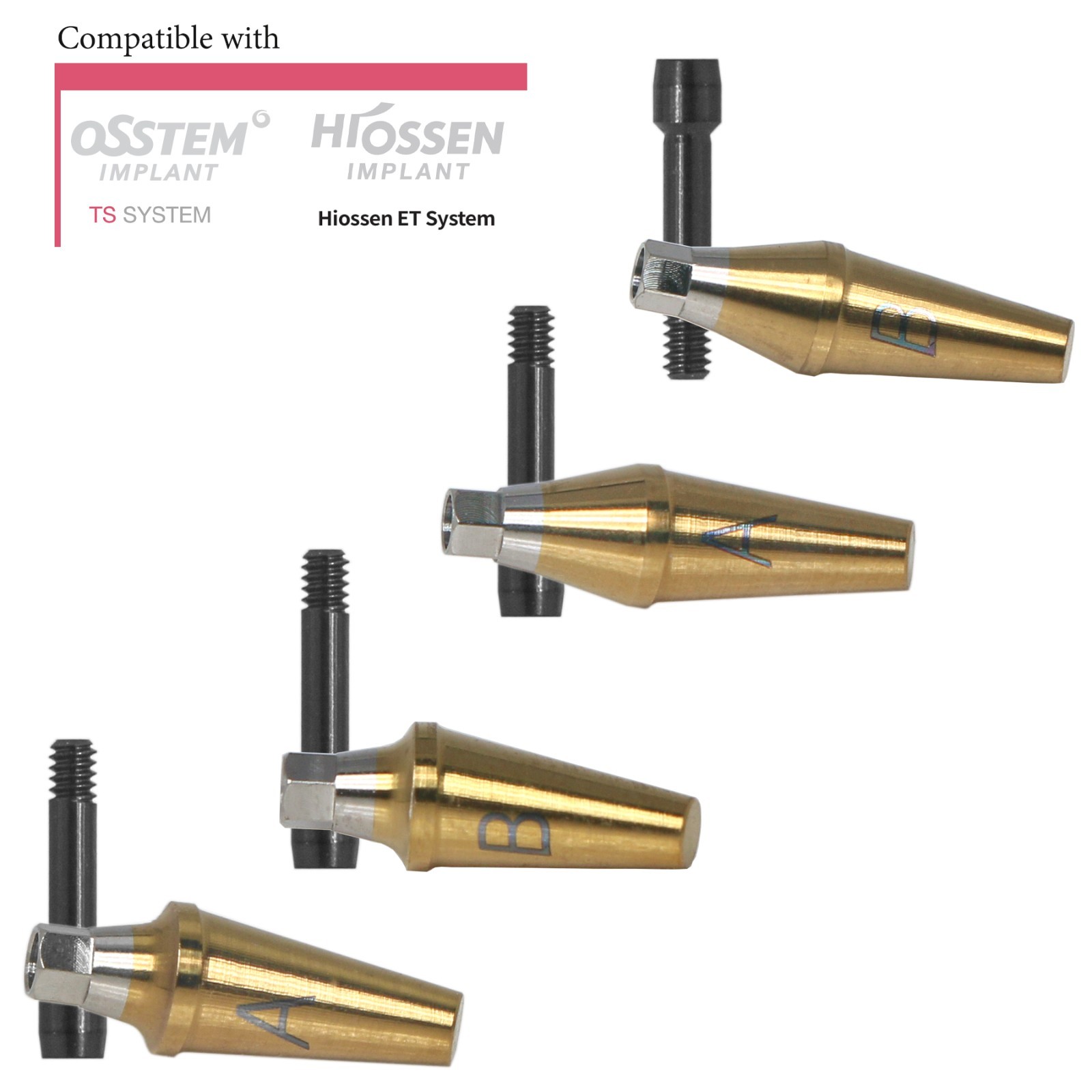 Hiossen/Osstem Angled Abutment 17° Anatomic Design for TS System Mini Platform