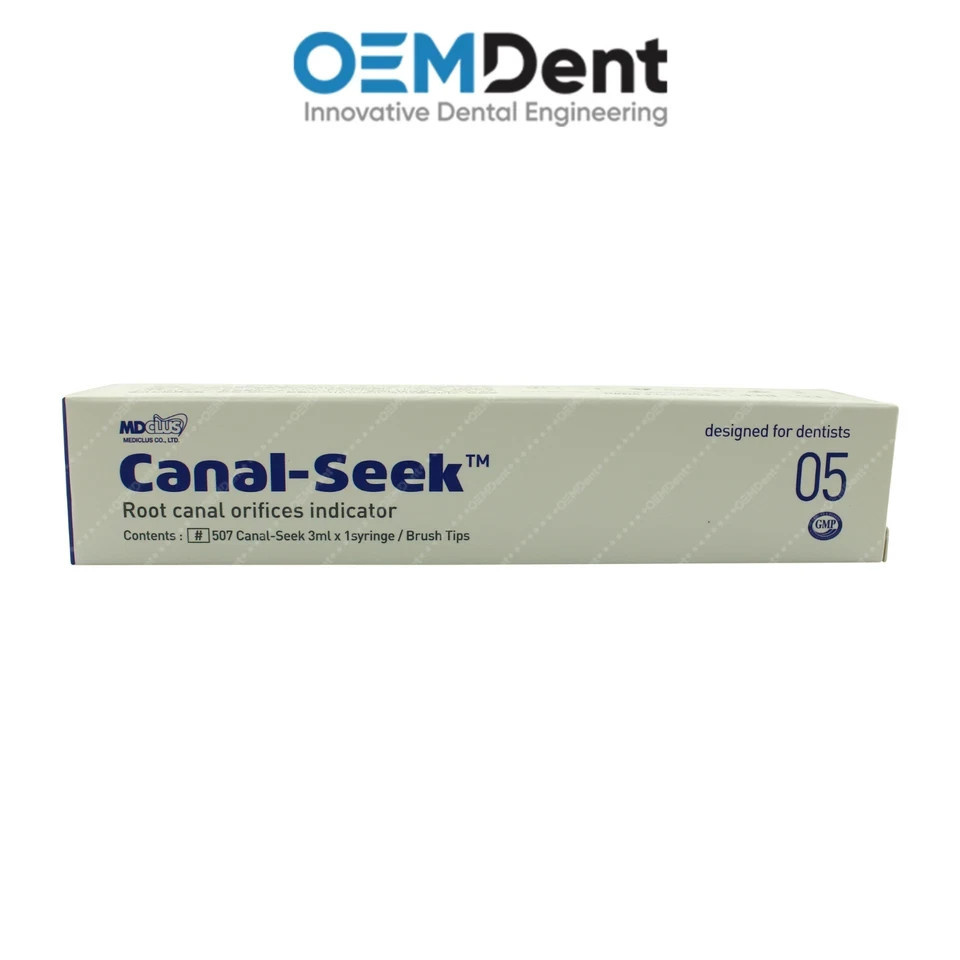 Dental Ro0t Canal Orifice & Crack Indicator Syringe 3ml, Brush Tips