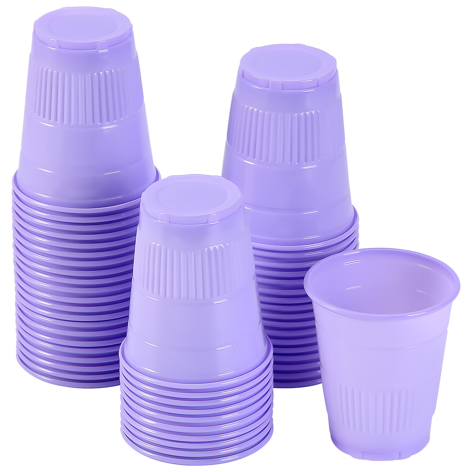 1000pcs Disposable Dental Plastic Drinking Cups Bathroom Mouthwash cup Purple