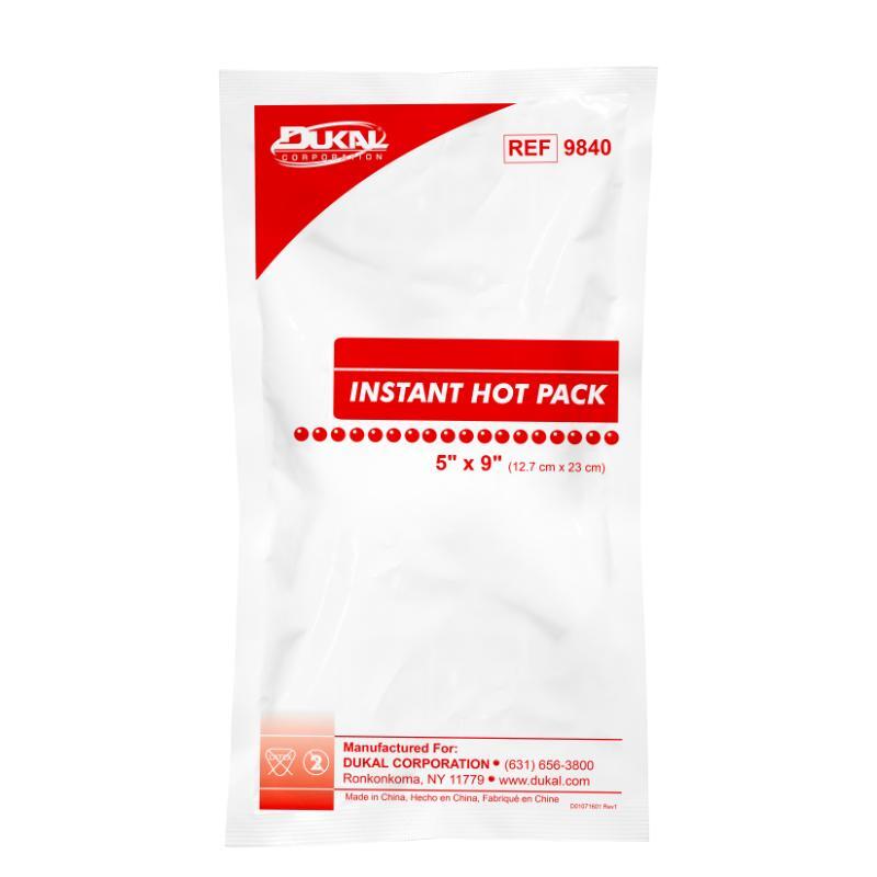 Dukal 9840 Instant Hot Packs 5″ X 9″ Non-Sterile 24/Pk