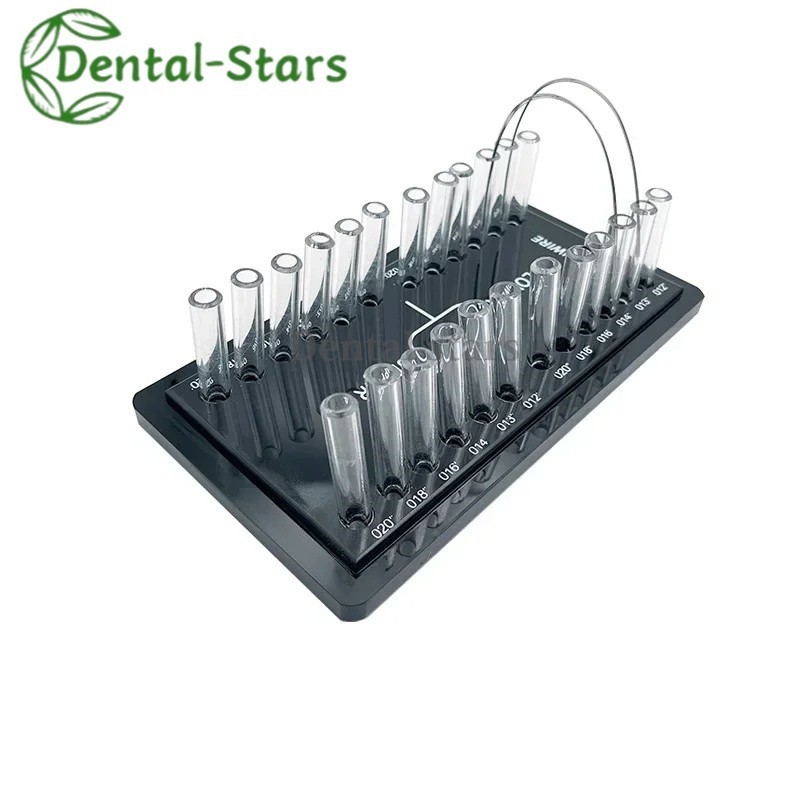 1x Dental Orthodontic Arch Wire Holder Power Chian Acrylic Organizer Storage Box
