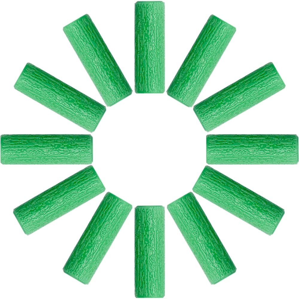 12 Pack Aligner Chewies – Green Silicone Tray Seaters for Invisalign Aligners
