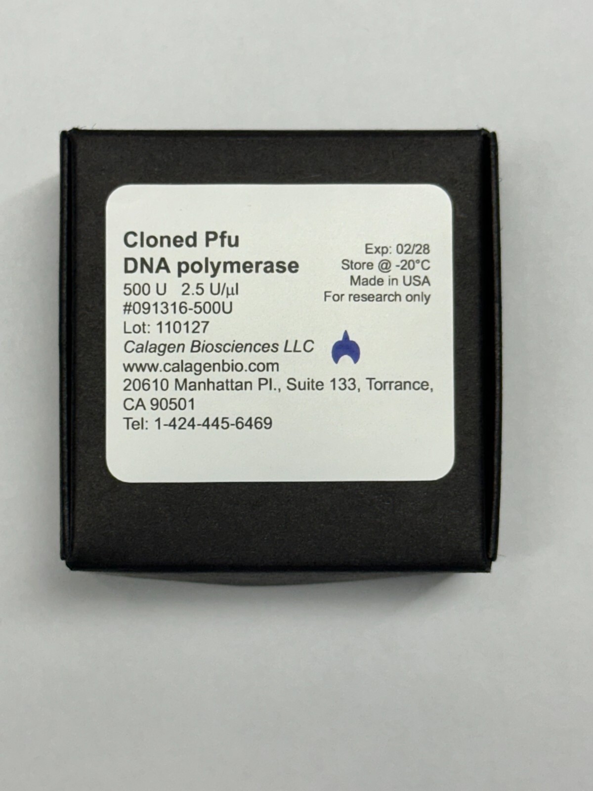 Pfu DNA polymerase (500 U) kit (Not Taq polymerase)