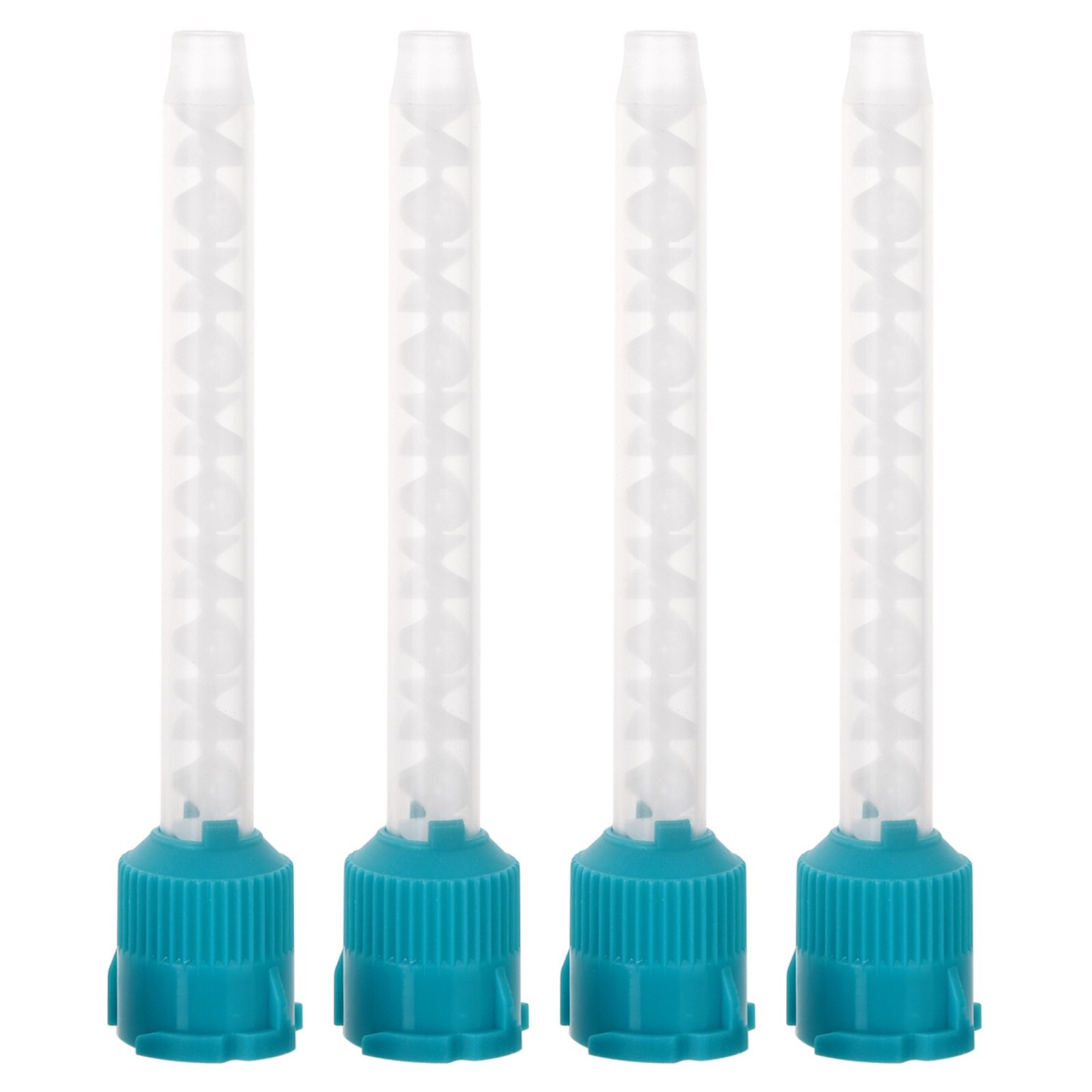 100(2 Bags) Dental Mixing Tips Impression HP Tips Teal 6.5mm(1:1)