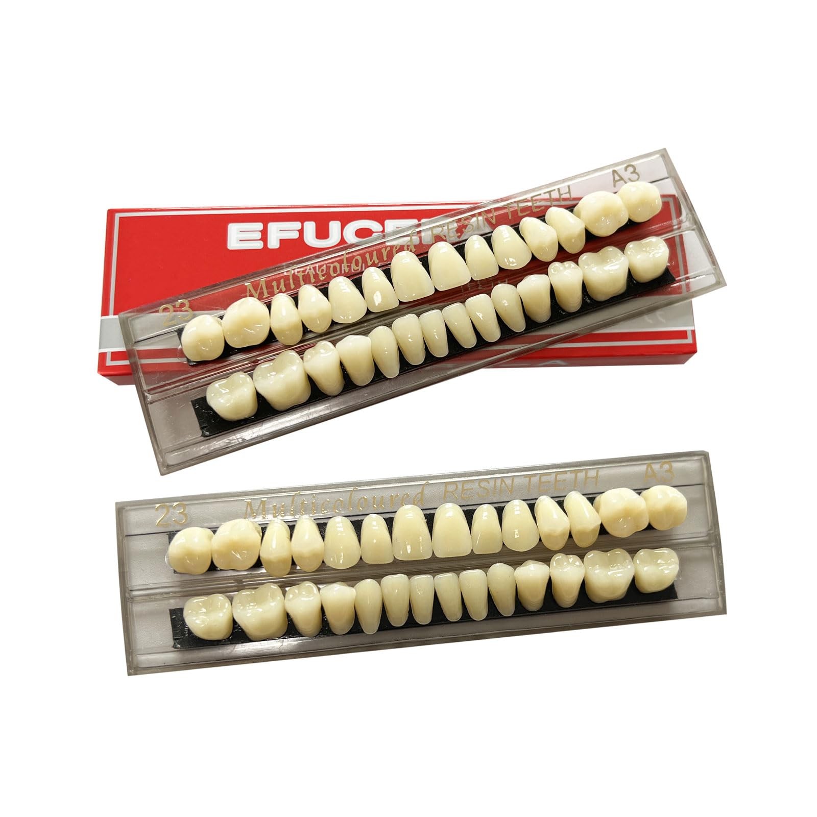 56 Pieces False Teeth Acrylic Resin Denture Tooth, Tooth 23 A3