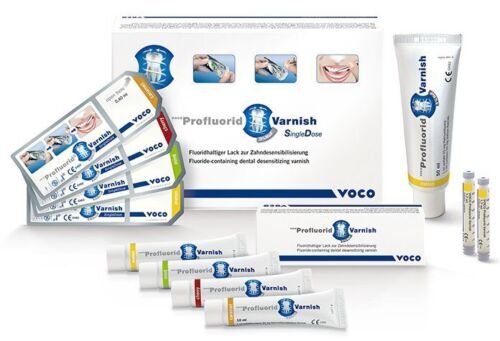 Voco Profluorid Varnish 48 Single Doses (Cherry,Melon,Caramel,Mint) Fast Ship