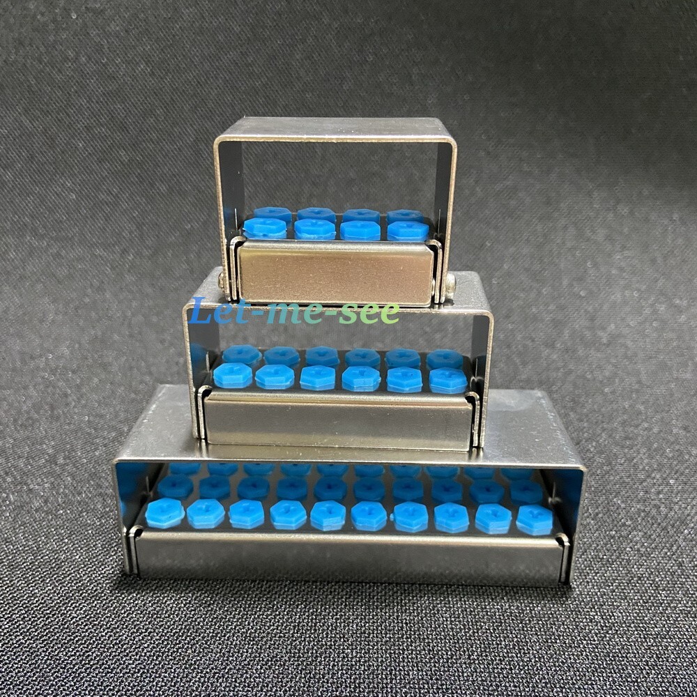 Dental Disinfection Box Implant Drill Burs Organizer Holder Block 8/12/30 Holes