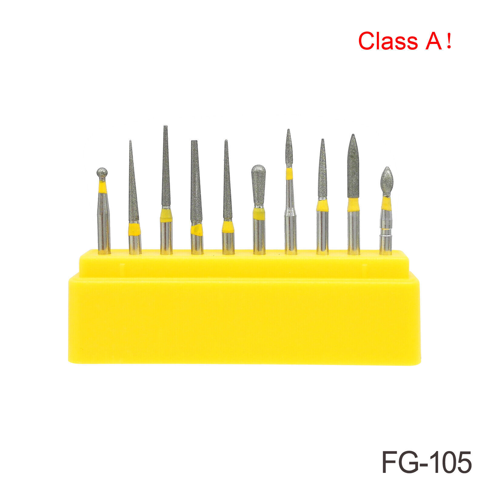 Dental Diamond Burs Drills FG Kit High Speed Handpiece 17 Types for Choice