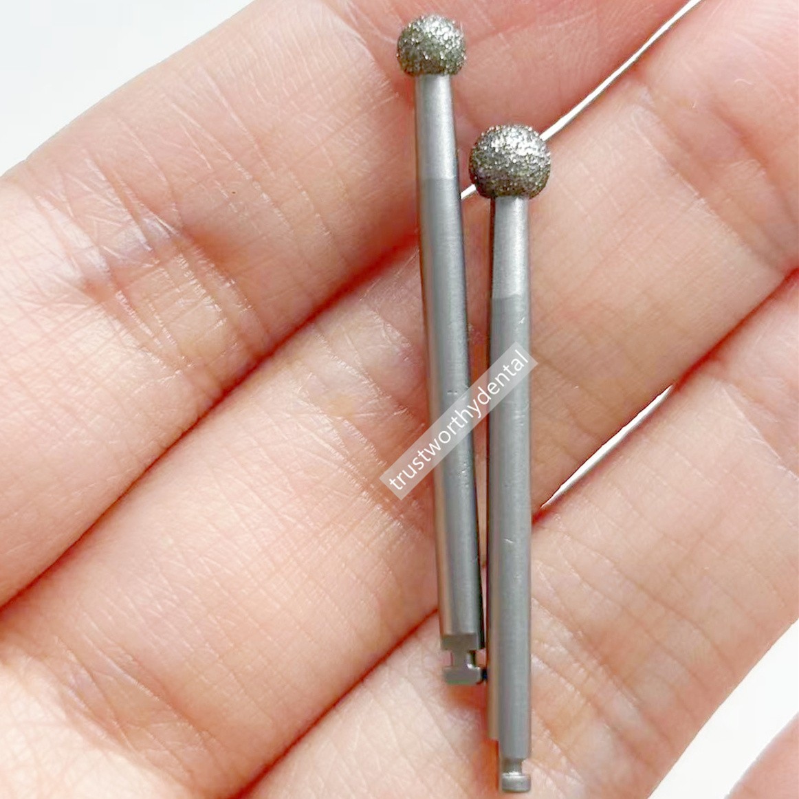Dental Round Ball Burs Diamond Cavity Drilling Tooth Decay Cleaning Caries Grind