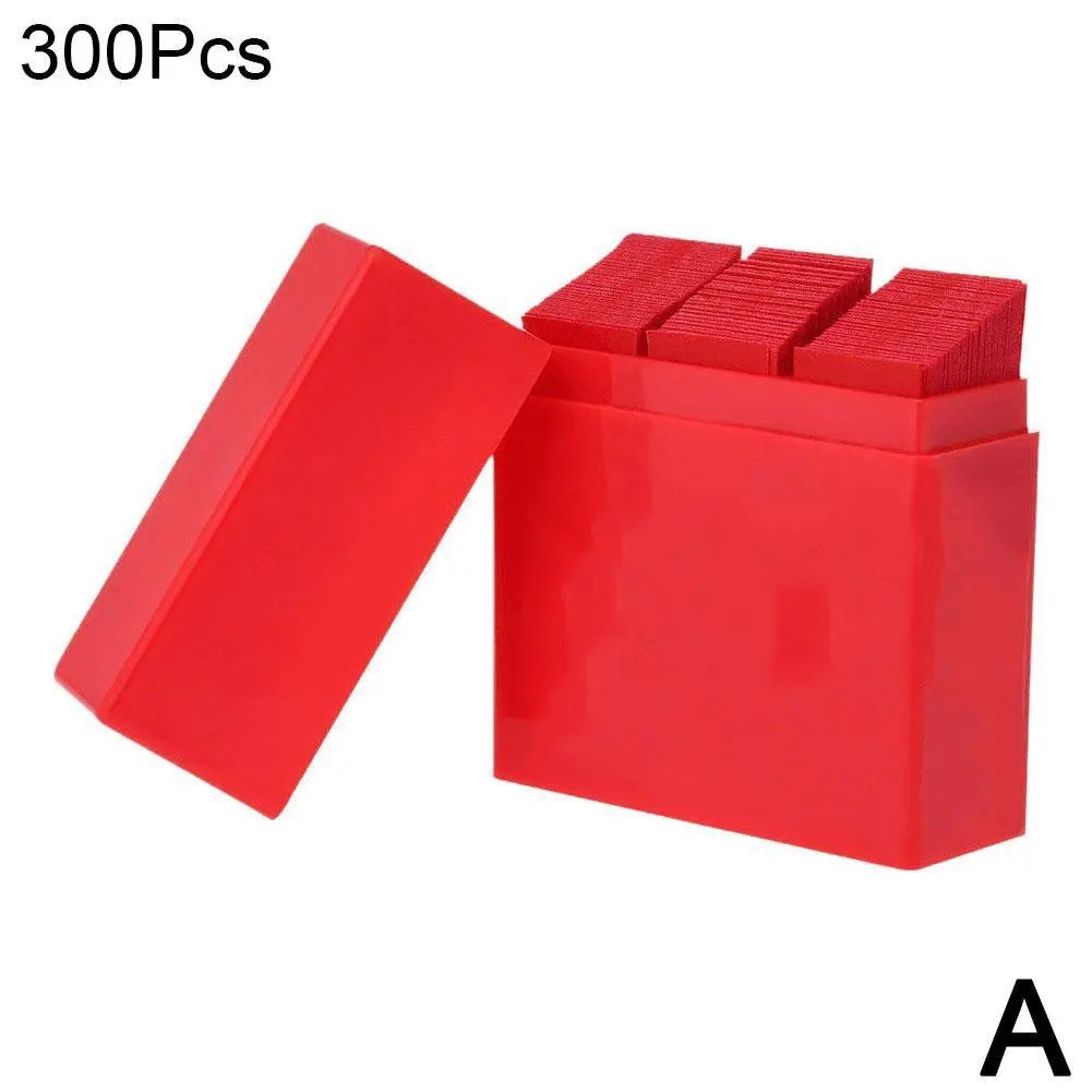 300 Hoja/ caja Dental Dentista Papel Articulado Tiras Azules Herramienta Dientes