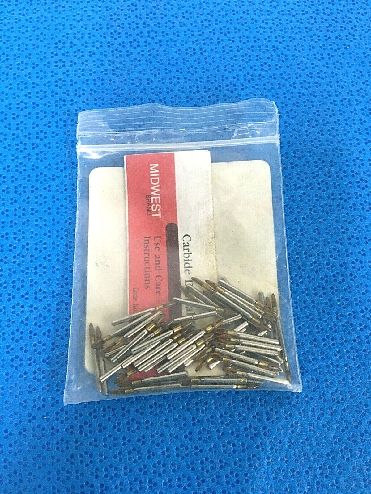 Midwest Clinic Pack FG169, 385221, Carbide Burs New Opened Bag of x71.