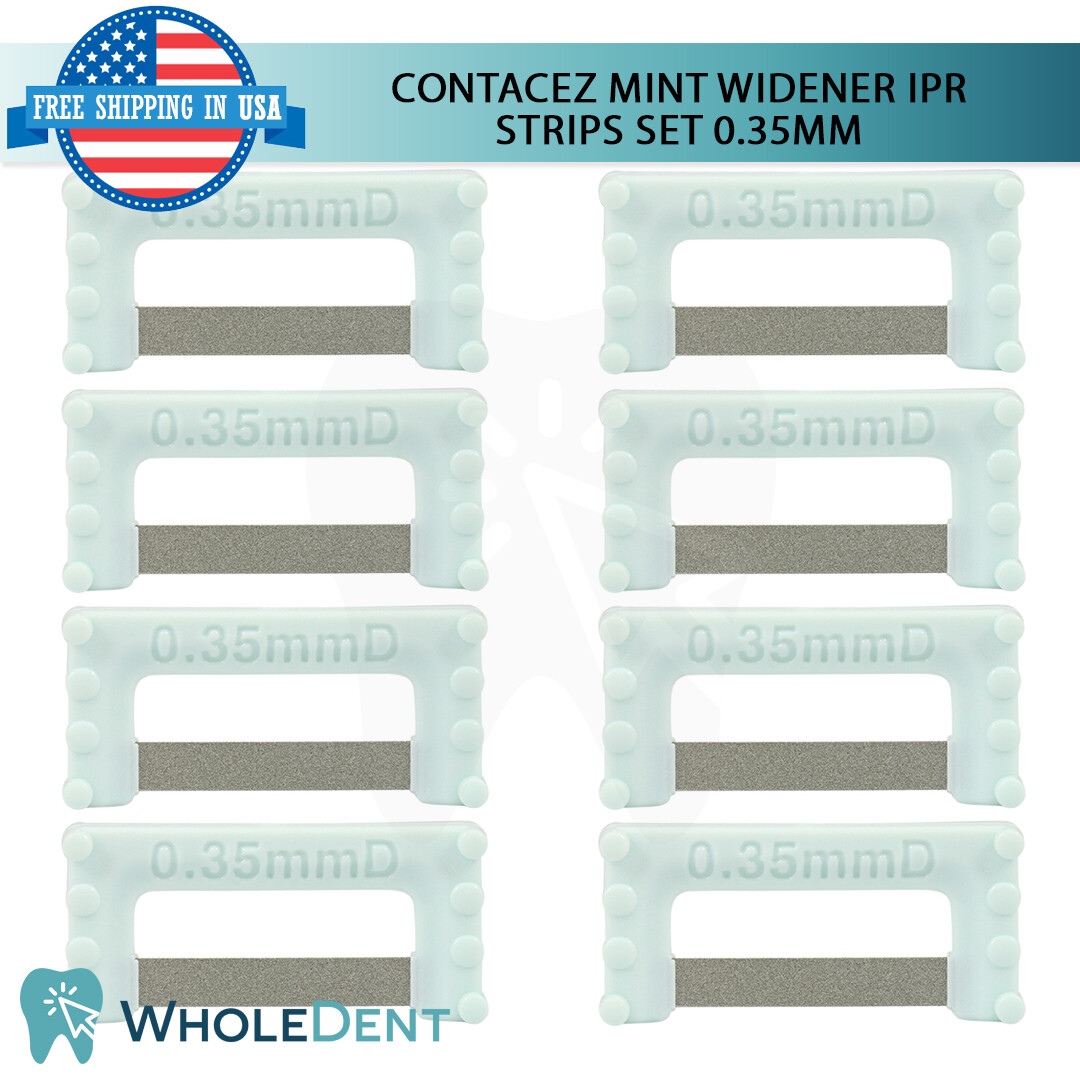 ContacEZ Mint Widener IPR Plus 8 Strips Orthodontic Interproximal Reduction