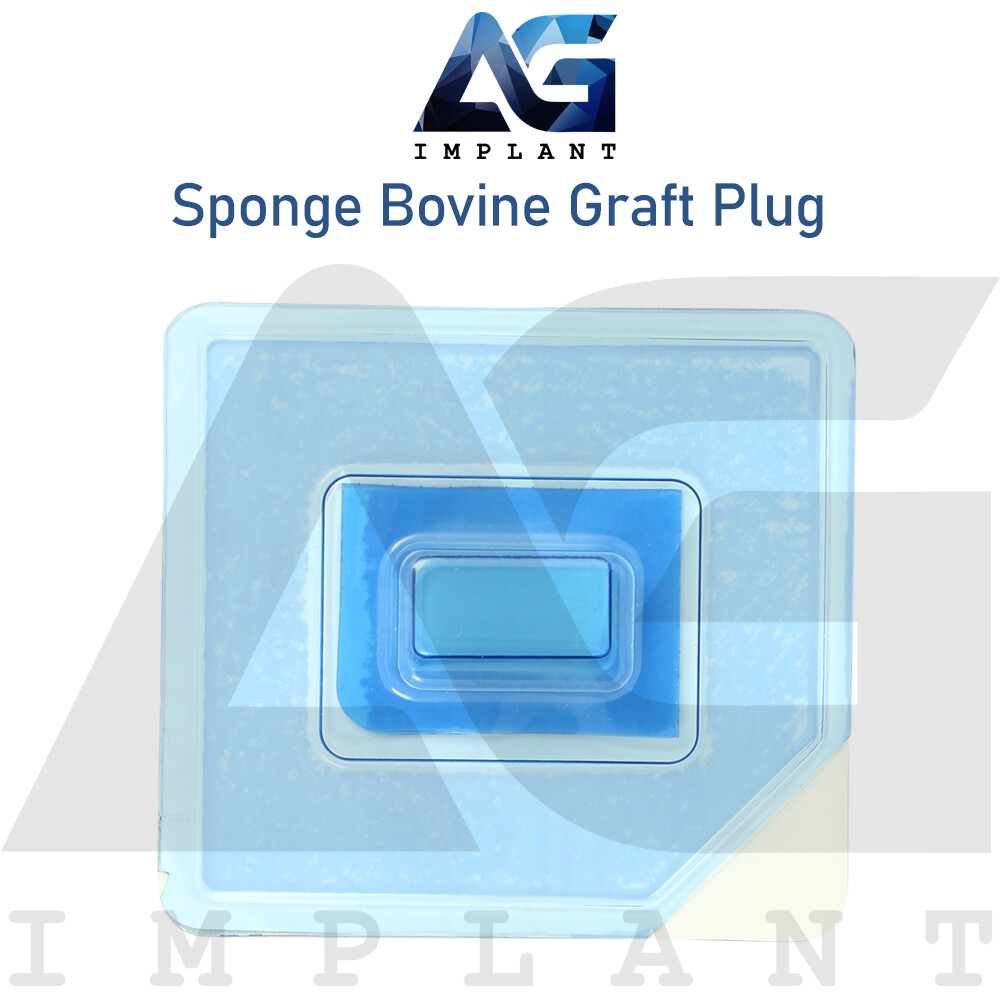 Sponge Graft Plug Collagen Sterile Blister Natural Material Composite