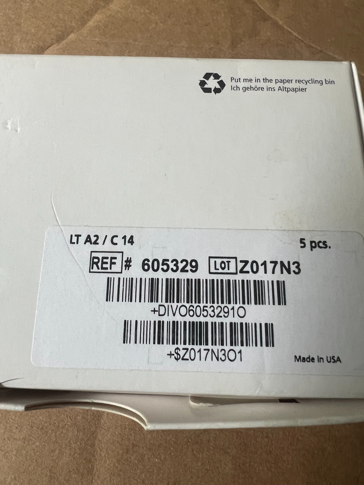 LT A2 C14 Ivoclar EMAX CAD CEREC/inLab Blocks (5/Pk)