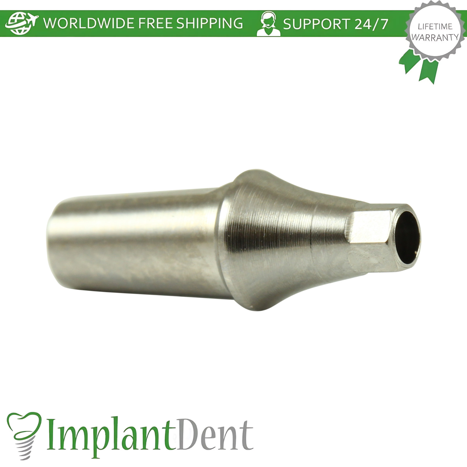 0sstem TS Compatible Mini Platform Straight Dental Prosthetic with Shoulder
