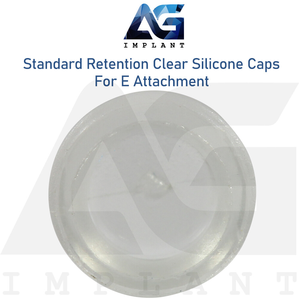 10 Standard Regular Silicone Caps For E Attachment Dental Overdenture