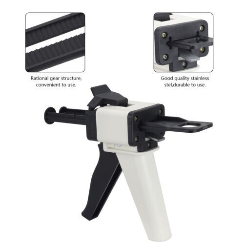 Impression Mixing Gun Cartridge Dispenser Dental Material 1:1/2:1