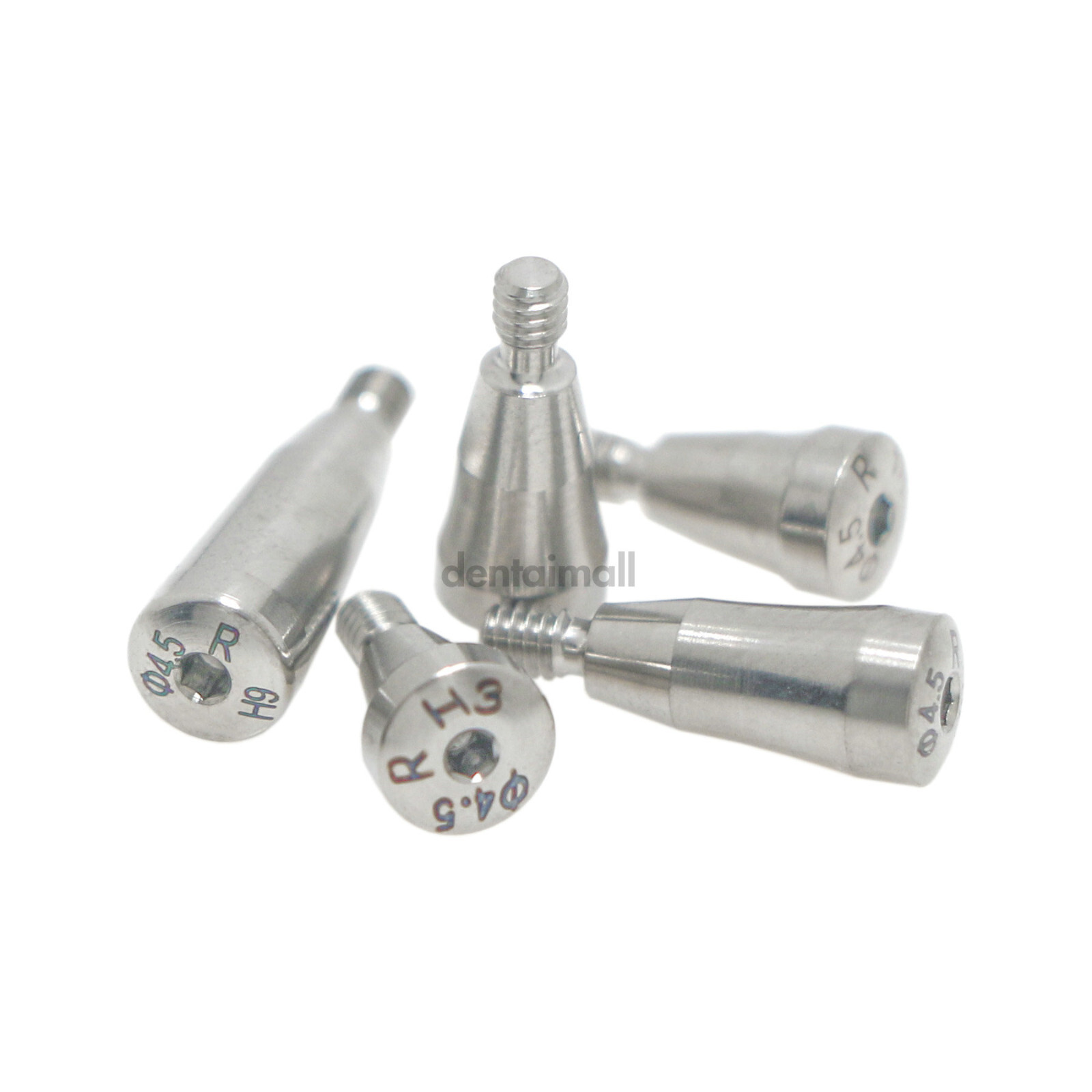 Dental Healing Abutments Regular Platform Fit Osstem Hiossen Ø4.0 Ø4.5 3.0-9.0mm