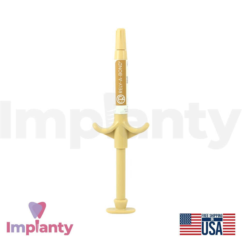 Ortho Reliance Rely-A-Bond Bracket Adhesive Bond 3.5g Syringe Self-Curing Dental