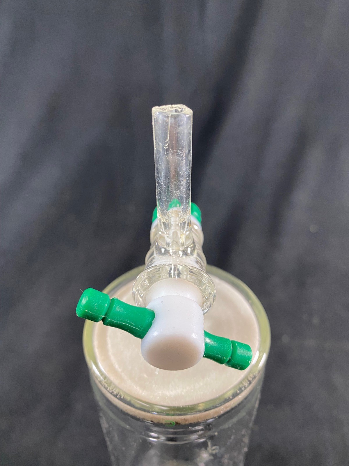 CHEMGLASS Glass 250mL GL-32 Coarse Frit Solid Phase Peptide Synthesis Vessel (B)