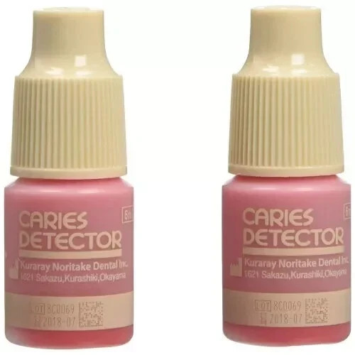Kuraray Caries Detector 2 Bottle 6ml Dental Material Fast Shipping