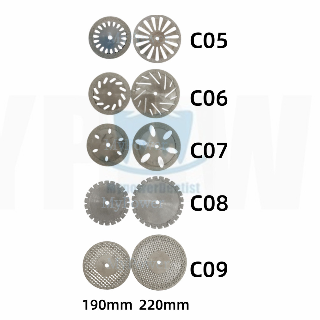 19Size Dental Saw Diamond Disc Wheel Porcelain Teeth Cutting Polishing Discs