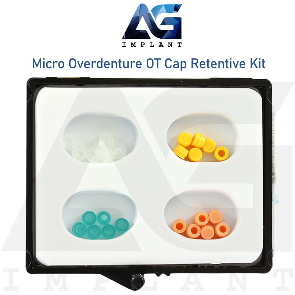Micro Overdenture Ball Attachment OT Silicone Caps Kit Dental Fixture Rhein83