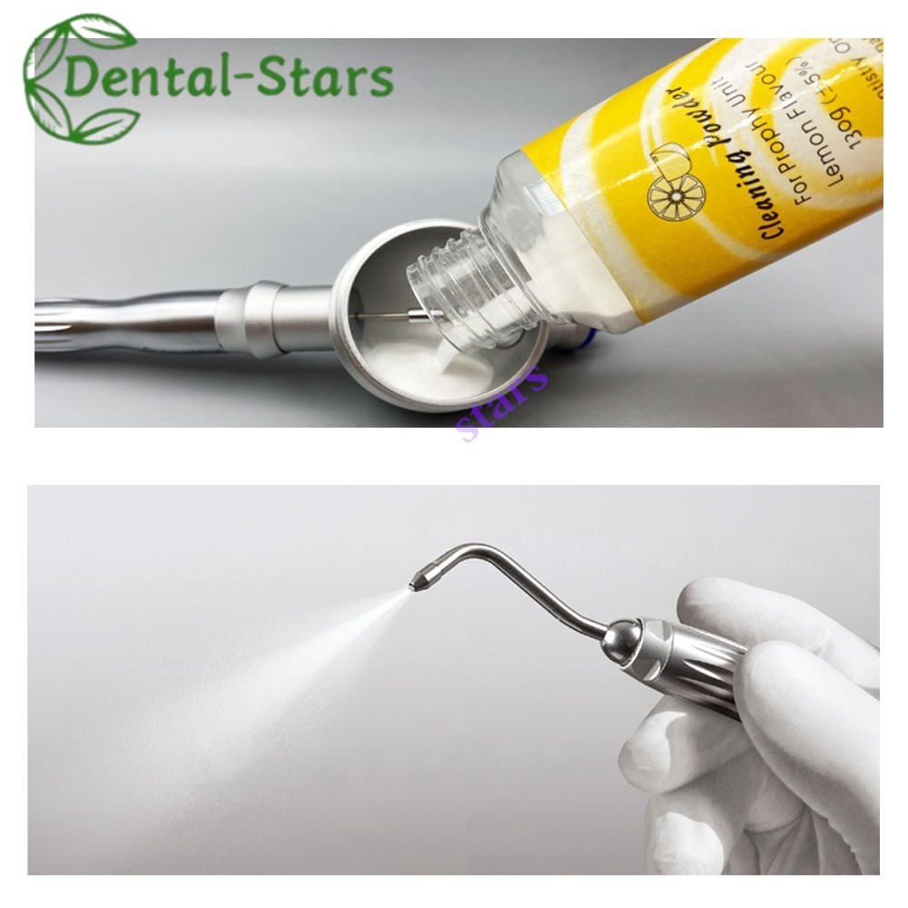 Dental Cleaning Powder Prophy Air Prophylaxis Powder Teeth Polish Stain Remove