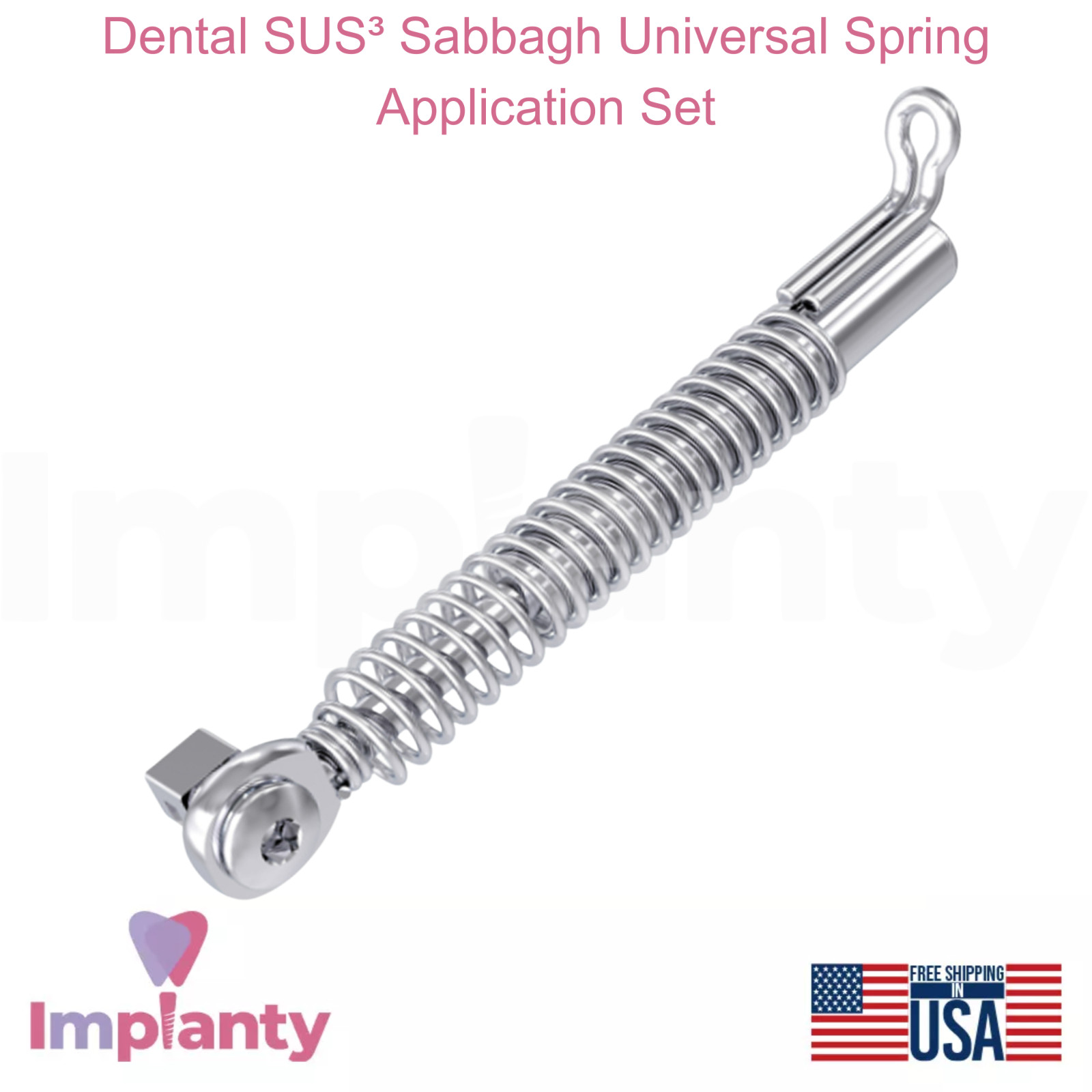 Dental SUS³ Sabbagh Universal Spring Application Set Stainless Steel 27mm