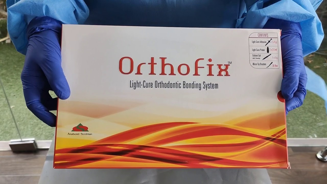Anabond Orthofix Light Cure Metal & Ceramic Orthodontic Bonding System Kit
