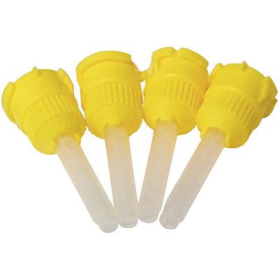 Yellow T-Style Mixing Tips Small 4.2mm 48 Pk Dental Supply