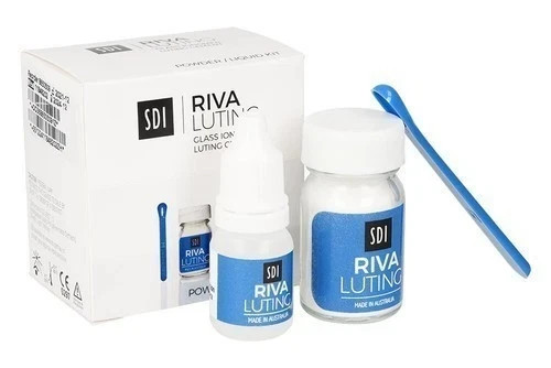 SDI Riva Luting Self Curing Glass Ionomer Luting Cement with Fluoride Release FS