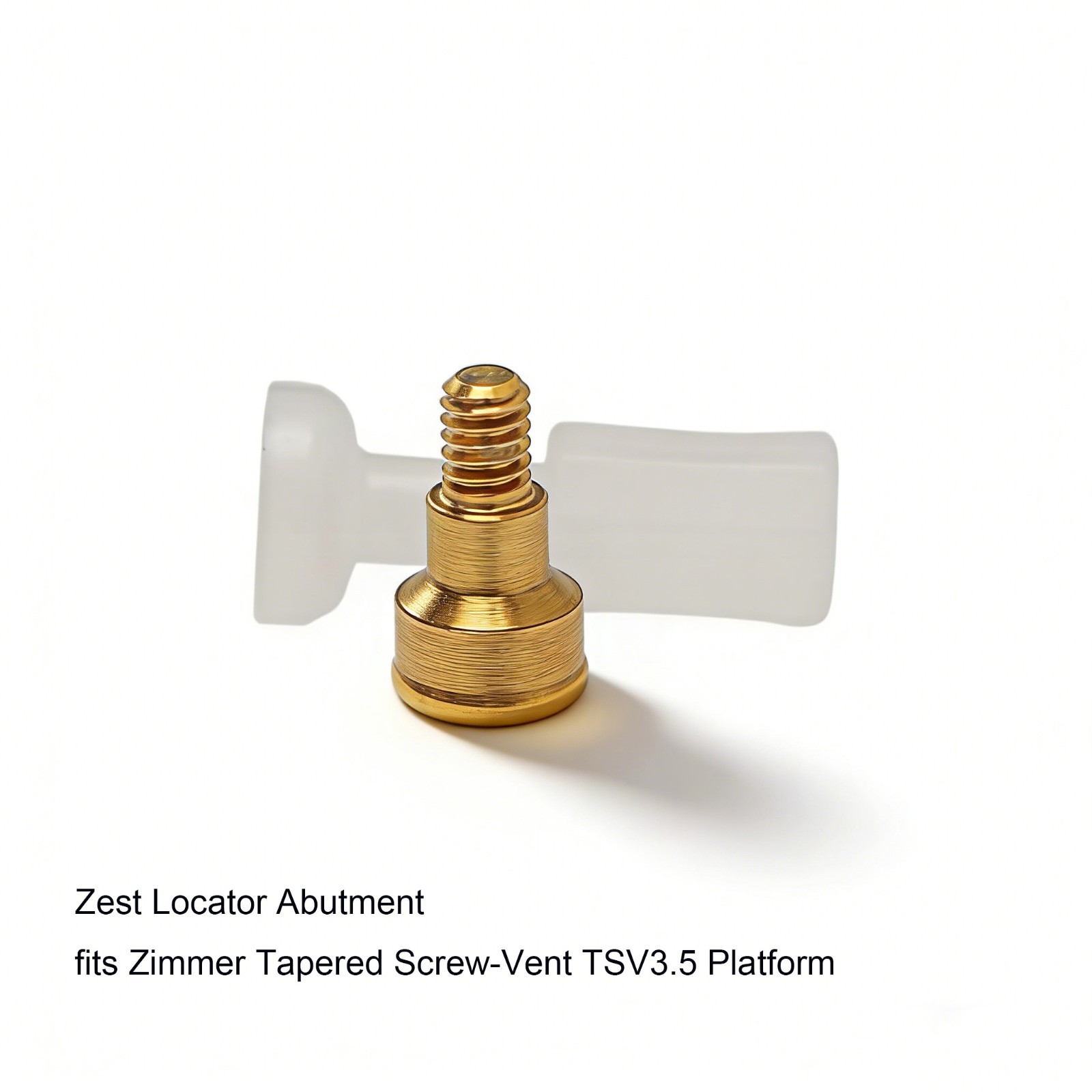 Dental Titanium Abutment for ZIMMER TSV 3.5 Compatible With Zest Locator system