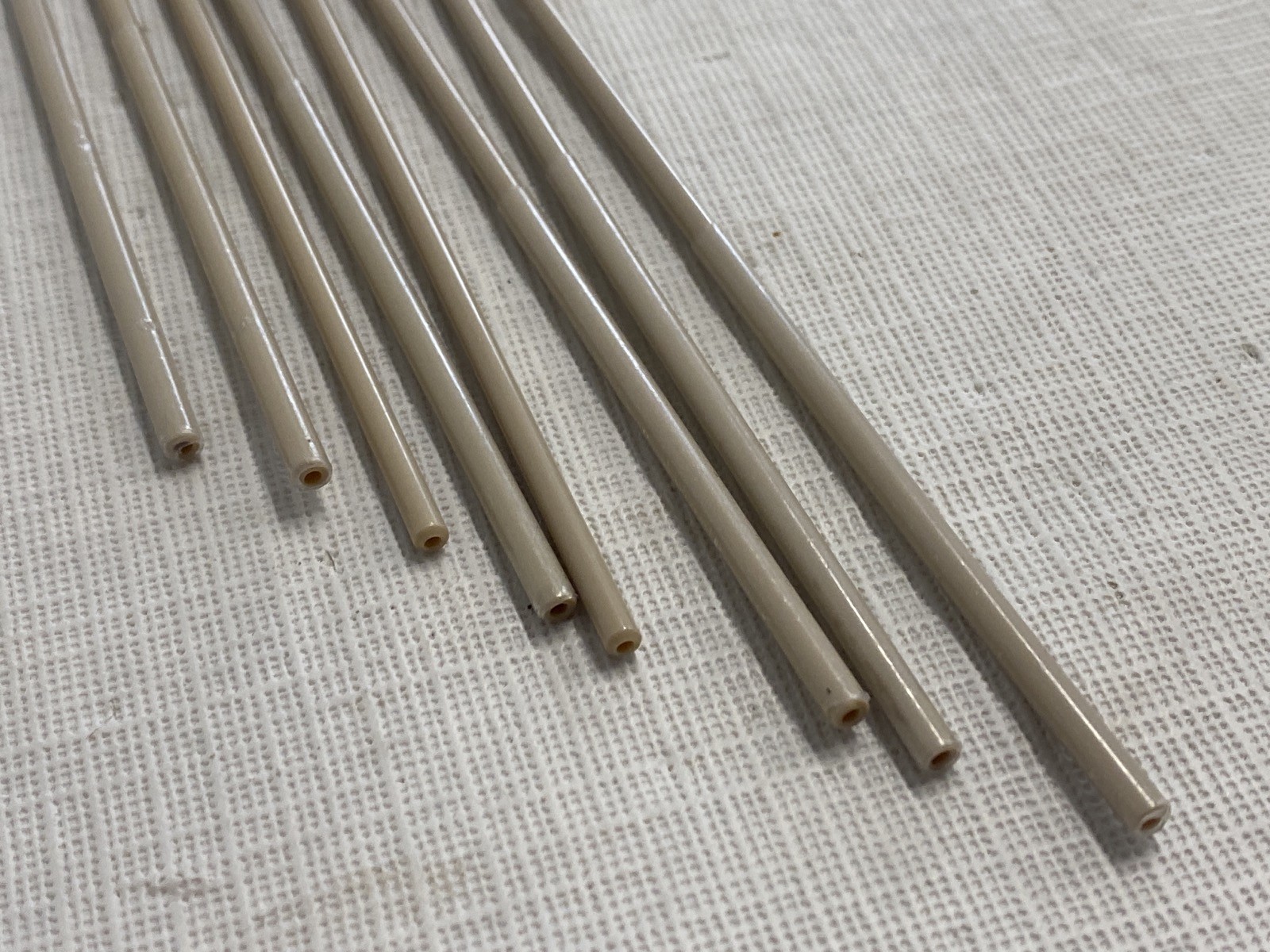 (2) DISSOLUTION PEEK Bent Sampling Cannula w/ Luer Adapter 1/8” 120mm