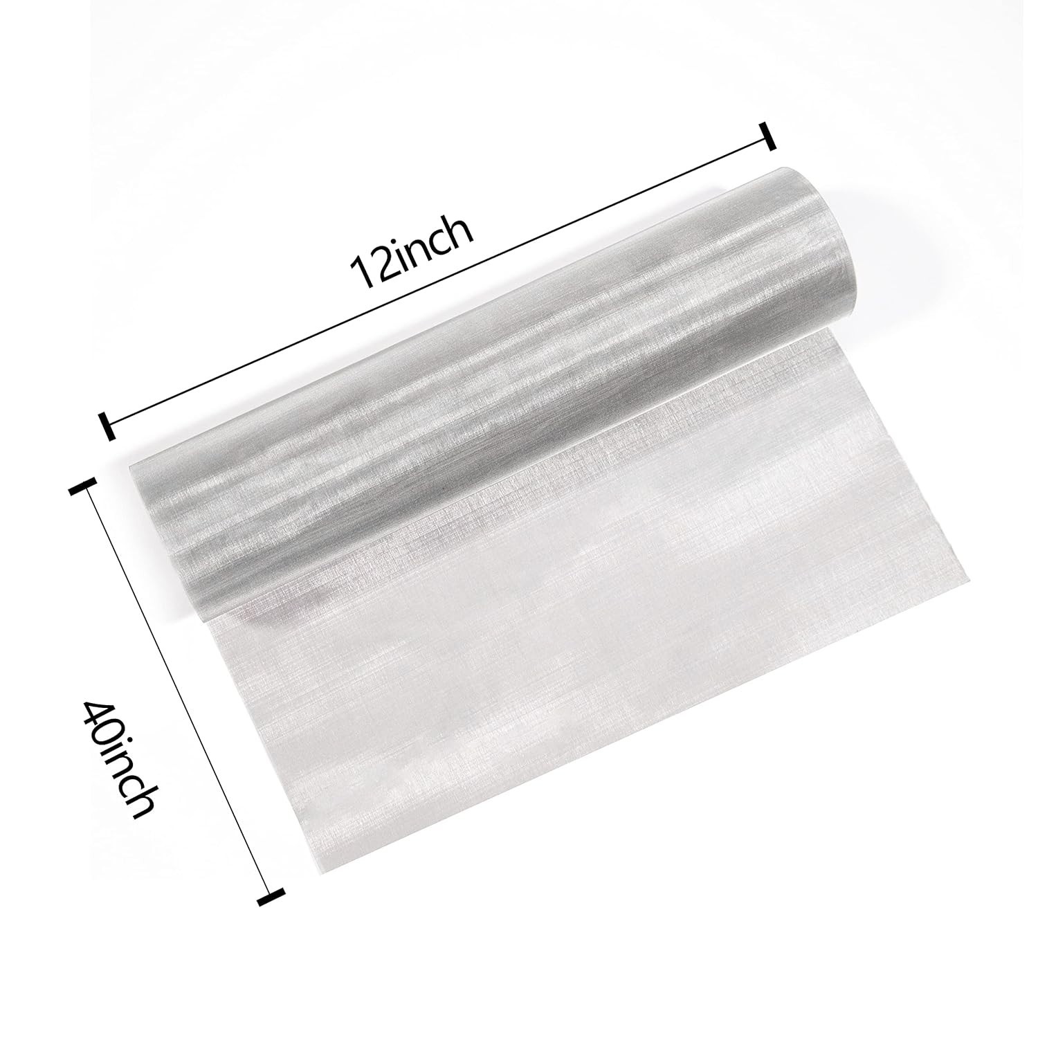 304 Stainless Steel Woven Wire 120 Mesh 12×40” Fine Screen Filtration Mesh