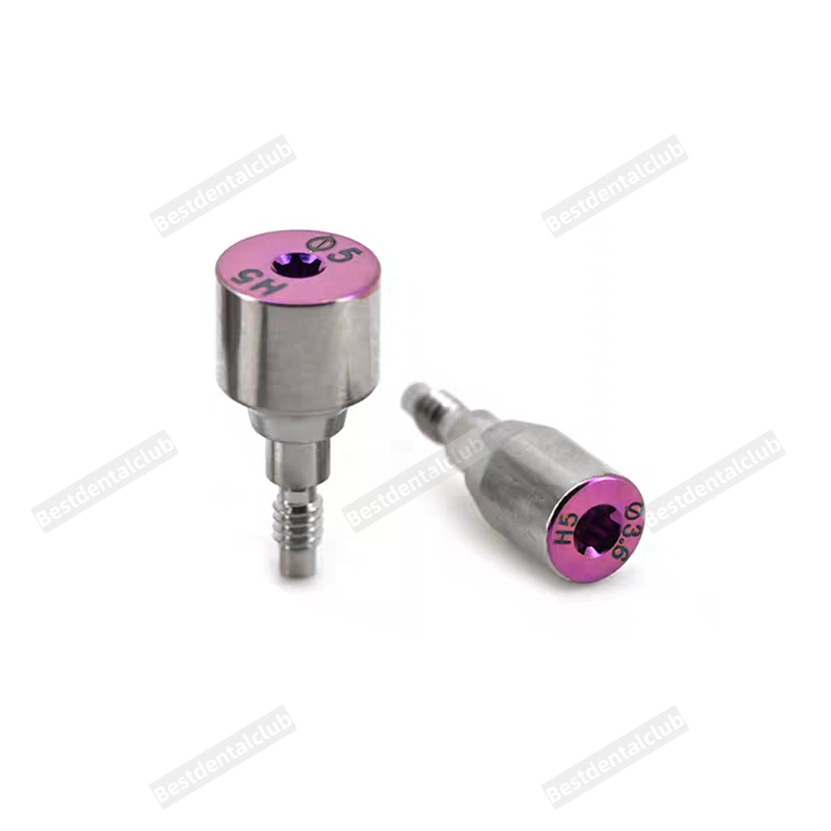 Dental Healing Cap Abutment RP NP Compatible Fit Nobel Active Yellow Purple