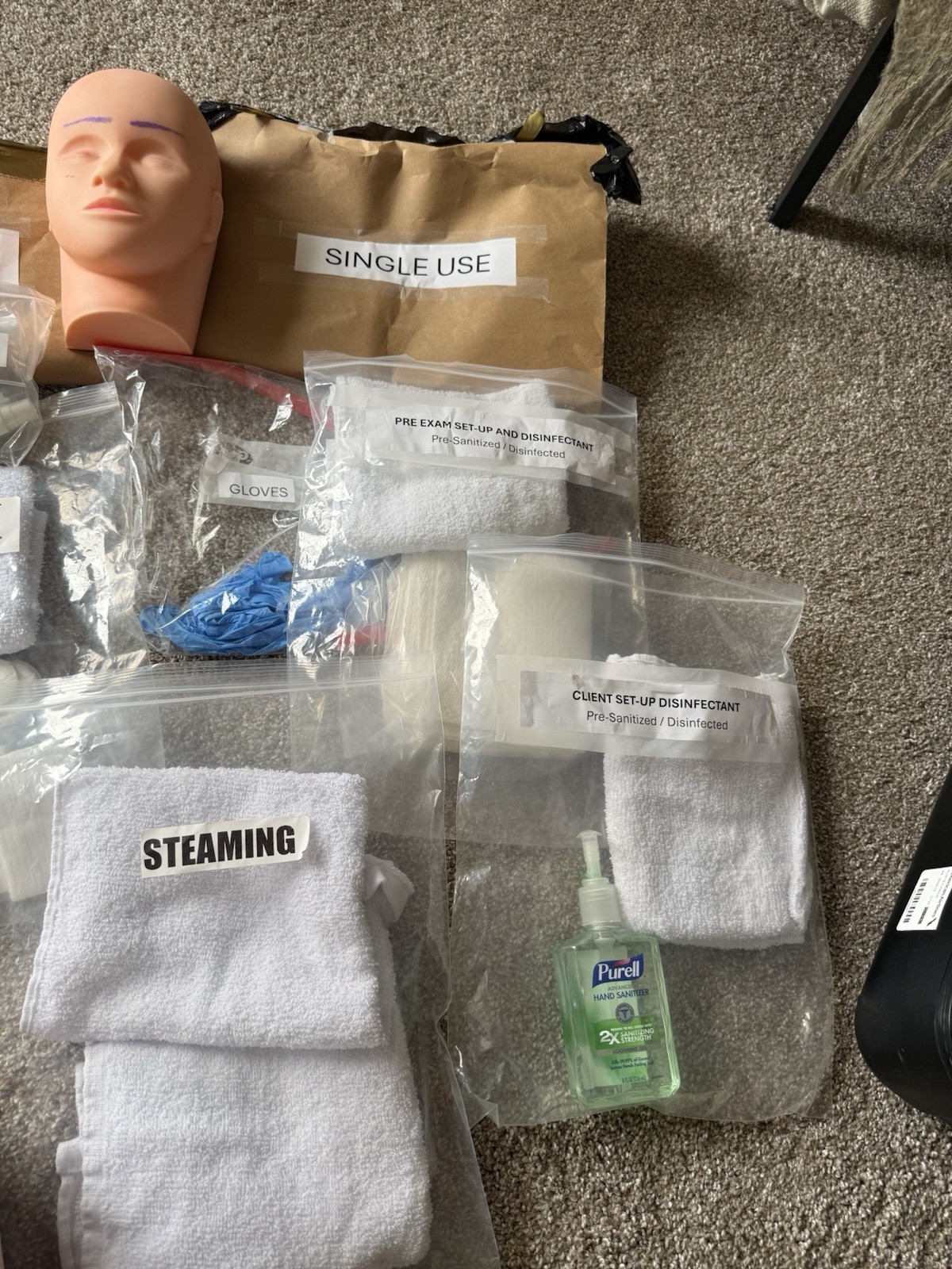 Michigan Esthetician Practical Exam Kit – Complete State Board Supplies