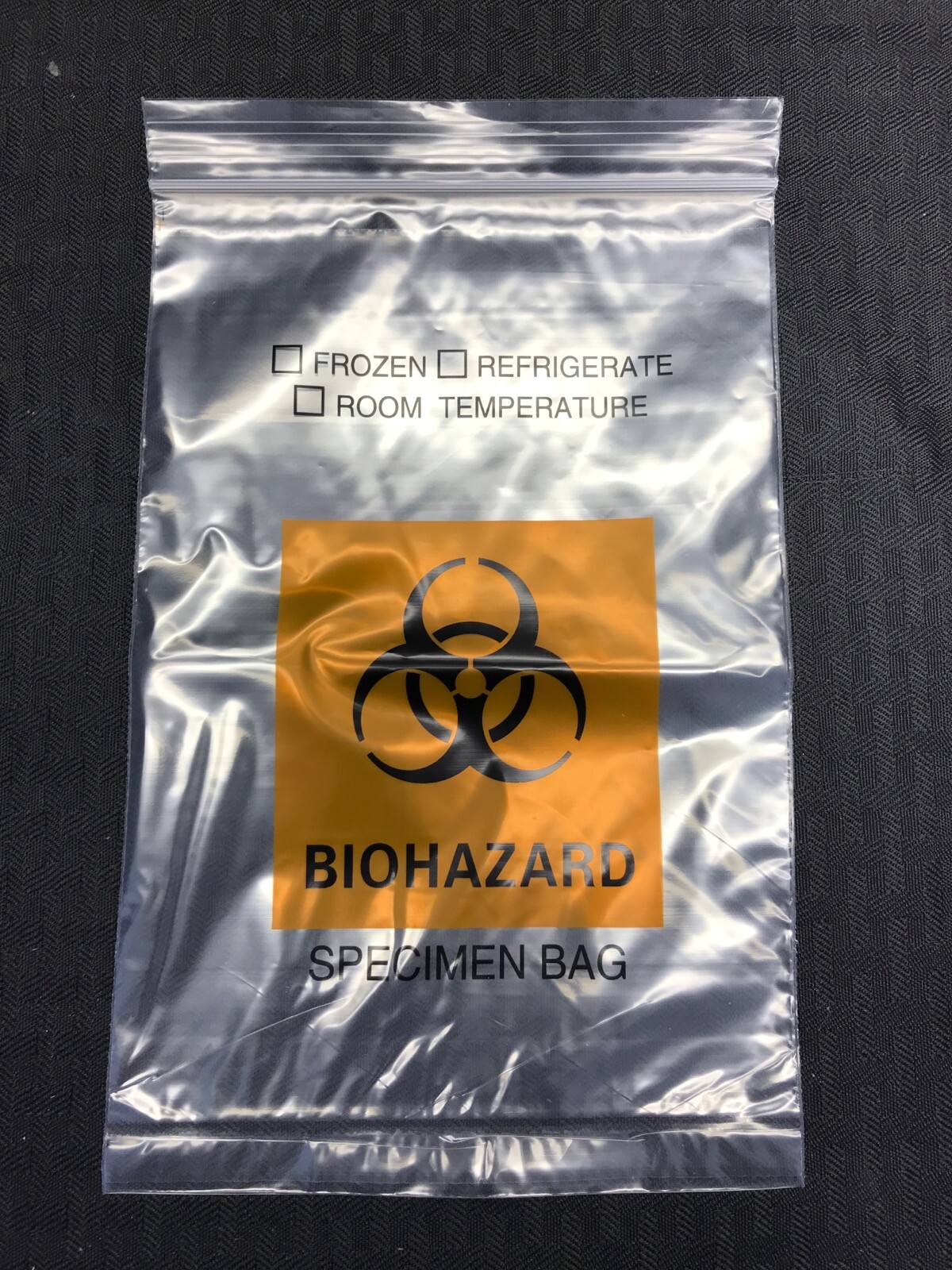 (147) Plastic Biohazard Specimen Bags 4″x5.5” & 6”x9” Resealable Zip Style
