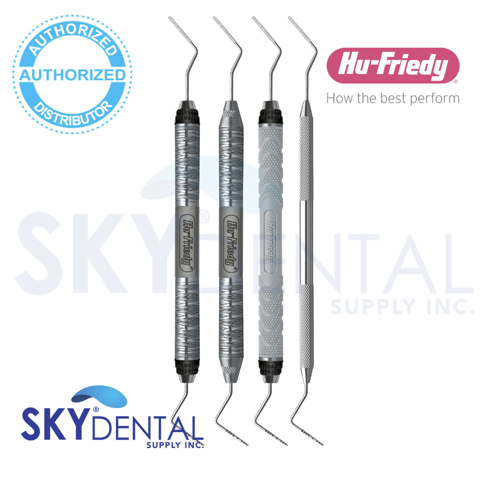 10x Hu-Friedy Goldman Fox Williams DOUBLE-ENDED Metal Probe PGF/W6, PGF/W PGF/W7